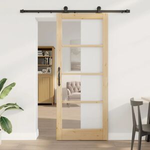 Sliding Door Manual Orkdal Brown 86 X 211 Cm Wood And Metal Vidaxl Sliding Door Manual Orkdal Brown 86 X 211 Cm Wood And Metal Vidaxl