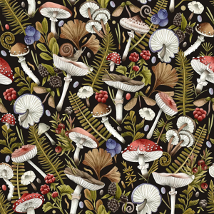 Does Not Apply Autumn Mushroom Peel And Stick Wallpaper 44.5cmx200cm Black Patterned Sticky Bac Does Not Apply Autumn Mushroom Peel And Stick Wallpaper 44.5cmx200cm Black Patterned Sticky Bac