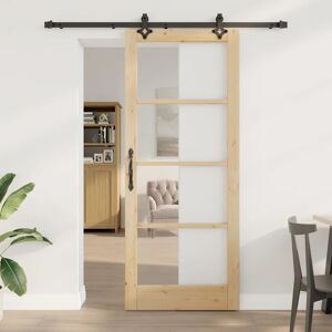 Sliding Door Manual Orkdal Brown 86 X 211 Cm Wood And Metal Vidaxl Sliding Door Manual Orkdal Brown 86 X 211 Cm Wood And Metal Vidaxl