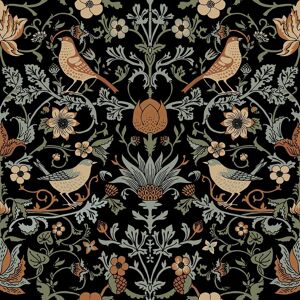 44.5cmx9m Self Adhesive Wallpaper Black Floral Stick On Wallpaper For Kitchen Ba 44.5cmx9m Self Adhesive Wallpaper Black Floral Stick On Wallpaper For Kitchen Ba