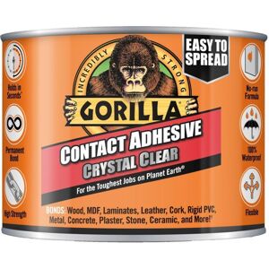 Gorilla Contact Adhesive - Clear, 250ml Tin - 2144101 Gorilla Contact Adhesive - Clear, 250ml Tin - 2144101