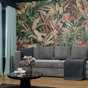 Art For The Home Funky Jungle Teal Print To Order Fixed Size Mural Wallpaper Art For The Home Funky Jungle Teal Print To Order Fixed Size Mural Wallpaper