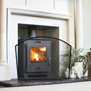 Black Country Metal Works \"The Quadrata\" Black Fire Guard Fireplace Spark Cover Protector Black Country Metal Works \"The Quadrata\" Black Fire Guard Fireplace Spark Cover Protector