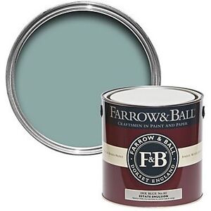 Farrow & Ball Estate Emulsion Matt Wall & Ceiling Paint Dix Blue No.82 2.5l Farrow & Ball Estate Emulsion Matt Wall & Ceiling Paint Dix Blue No.82 2.5l