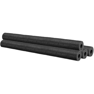 Metallixity 25"Lx1"Idx0.75"T Pipe Insulation Foam Tube, Black, 4pcs Metallixity 25"Lx1"Idx0.75"T Pipe Insulation Foam Tube, Black, 4pcs
