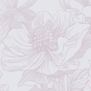 Ciciwind Self Adhesive Wallpaper White Pink Floral Contact Paper 17.32" ×236.2 Ciciwind Self Adhesive Wallpaper White Pink Floral Contact Paper 17.32" ×236.2