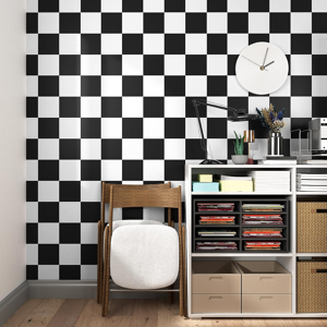 Does Not Apply Black And White Plaid Wallpaper For Bedroom Peel And Stick Wall Paper Roll Livin Does Not Apply Black And White Plaid Wallpaper For Bedroom Peel And Stick Wall Paper Roll Livin