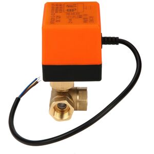 Dn15 G1/2 Brass 3 Way Motorized Ball Electric Valve For Air Conditioning Dn15 G1/2 Brass 3 Way Motorized Ball Electric Valve For Air Conditioning