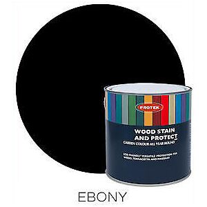 Protek Wood Stain And Protect 2.5l - Ebony Protek Wood Stain And Protect 2.5l - Ebony