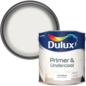 Dulux Primer And Undercoat For Wood 2.5l White Base Coat Paint Low Odour 2in1 Dulux Primer And Undercoat For Wood 2.5l White Base Coat Paint Low Odour 2in1