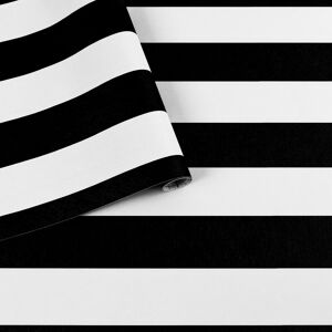 Arthome Black And White Peel And Stick Wallpaper,43.5x610cm Stripe Contact Paper Arthome Black And White Peel And Stick Wallpaper,43.5x610cm Stripe Contact Paper