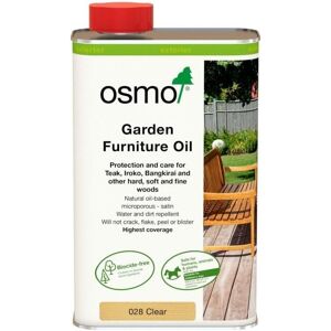 Osmo Garden Furniture Oil Clear Satin 028 1 Litre Osmo Garden Furniture Oil Clear Satin 028 1 Litre