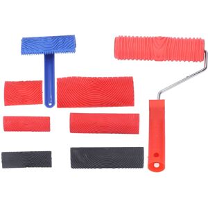 Wood Graining Roller W/ Handle Wood Pattern Texture Painting Tool Art Paint Wood Graining Roller W/ Handle Wood Pattern Texture Painting Tool Art Paint