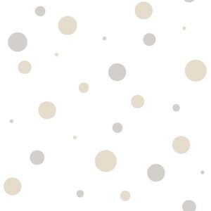 14822 - Little Explorers 2 Polka Dot Silver Grey Galerie Wallpaper 14822 - Little Explorers 2 Polka Dot Silver Grey Galerie Wallpaper