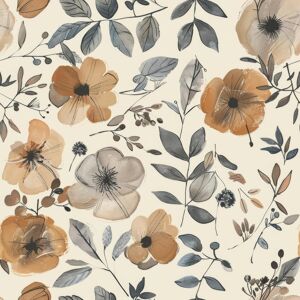 Floral Peel And Stick Wallpaper, 44.5 * 300cm Ink Self Adhesive Removable Flower Floral Peel And Stick Wallpaper, 44.5 * 300cm Ink Self Adhesive Removable Flower