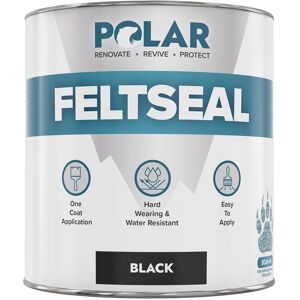 Polar Specialist Coatings Polar Premium Black Felt Seal - 1 Litre - Instant Waterproof Roof Sealant - Ide Polar Specialist Coatings Polar Premium Black Felt Seal - 1 Litre - Instant Waterproof Roof Sealant - Ide