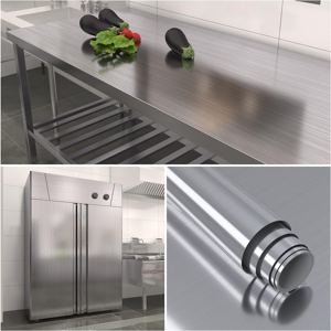 Does Not Apply Brushed Silver Wallpaper 40cmx1000cm Contact Paper Peel And Stick Wallpaper Wate Does Not Apply Brushed Silver Wallpaper 40cmx1000cm Contact Paper Peel And Stick Wallpaper Wate