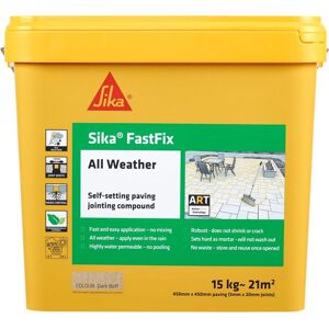 Sika FastFix All Weather Jointing Compound Dark Buff - Paving 15kg Sika FastFix All Weather Jointing Compound Dark Buff - Paving 15kg
