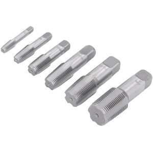 6pcs Pipe Tap Npt 1in 3/4in 1/2in 3/8in 1/4in 1/8in Carbon Steel Thread Tap 6pcs Pipe Tap Npt 1in 3/4in 1/2in 3/8in 1/4in 1/8in Carbon Steel Thread Tap