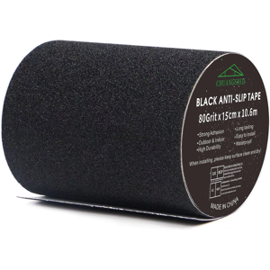 Does Not Apply Heavy Duty Black Anti Slip Tape 6\" X 35ft (15cm X 10.6m) High Traction For Outdo Does Not Apply Heavy Duty Black Anti Slip Tape 6\" X 35ft (15cm X 10.6m) High Traction For Outdo