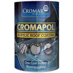Cromar Cromapol Emergency Roof Repair Acrylic Coating Waterproofing - Black 20kg Cromar Cromapol Emergency Roof Repair Acrylic Coating Waterproofing - Black 20kg