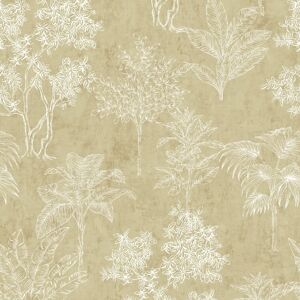 Dwp0361-03-Zen Tree Leaf Bronze Brown Galerie Wallpaper Dwp0361-03-Zen Tree Leaf Bronze Brown Galerie Wallpaper