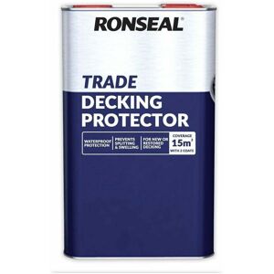 Ronseal Trade 5l Natural Decking Protector Waterproof Protection Ronseal Trade 5l Natural Decking Protector Waterproof Protection