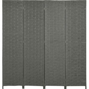 Homcom 4 Panel Folding Room Dividers For Wall, Privacy Screen Panels, Grey Homcom 4 Panel Folding Room Dividers For Wall, Privacy Screen Panels, Grey