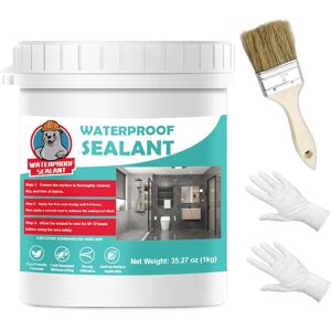 Waterproof Sealant, 35 Oz Invisible Agent, Transparent Repairing Leak Adhesive F Waterproof Sealant, 35 Oz Invisible Agent, Transparent Repairing Leak Adhesive F