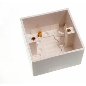 Onestopdiy Onesto Surface Mount Switch Socket Back Box - 1 Gang - 47mm Deep Onestopdiy Onesto Surface Mount Switch Socket Back Box - 1 Gang - 47mm Deep