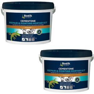 Bostik Cementone Grey Repair & Pointing Kit 10kg - X2 Bostik Cementone Grey Repair & Pointing Kit 10kg - X2