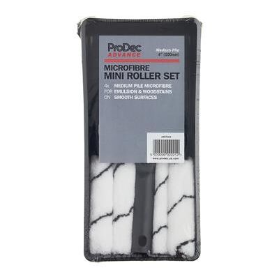 PRODEC ADVANCE ARRT003 - Mini Microfiber Roller Set - Paint Stains Wood Finish PRODEC ADVANCE ARRT003 - Mini Microfiber Roller Set - Paint Stains Wood Finish