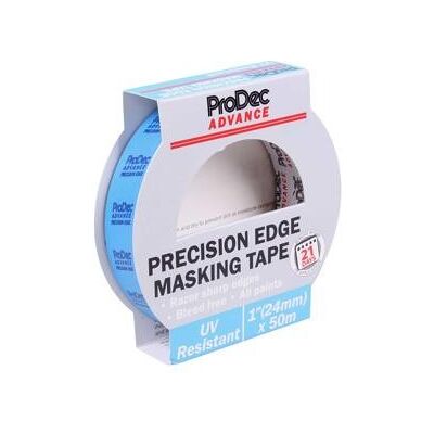 Prodec Advance 24mm X 50m Uv Precision Edge Masking Tape (6 Pack) Prodec Advance 24mm X 50m Uv Precision Edge Masking Tape (6 Pack)