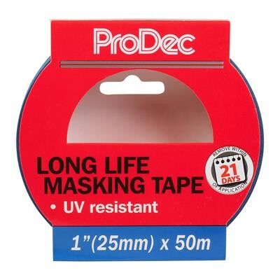 Prodec 1\" X 50m Long Life Masking Tape (36 Pack) Prodec 1\" X 50m Long Life Masking Tape (36 Pack)