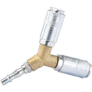 Draper Pcl Twin Standard Coupling, 2 X Male Couplings, 1 X Tailpiece 25855 Draper Pcl Twin Standard Coupling, 2 X Male Couplings, 1 X Tailpiece 25855