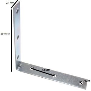 One Stop Diy Corner Brace Angle Bracket 150mm X 25mm X 2.5mm 5mm Hole Zp Pack Of 25 One Stop Diy Corner Brace Angle Bracket 150mm X 25mm X 2.5mm 5mm Hole Zp Pack Of 25