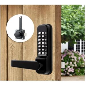 Codelocks Marine Grade Surface Latch, Black - Cl400 Sl Kn Bk Mg Codelocks Marine Grade Surface Latch, Black - Cl400 Sl Kn Bk Mg