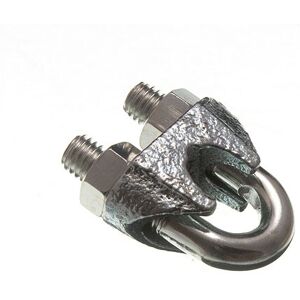 Onestopdiy 24 X Wire Rope Cable Grip Clamp U Bolt Fixings M10 Bzp Rust Proof Steel Onesto Onestopdiy 24 X Wire Rope Cable Grip Clamp U Bolt Fixings M10 Bzp Rust Proof Steel Onesto