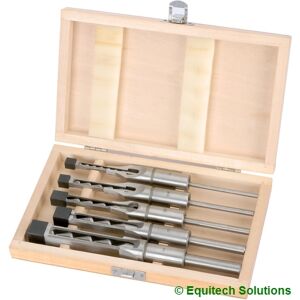 Draper 40406 Hollow Square Mortice Morticer Wood Chisel & Bit Set 5 Piece Draper 40406 Hollow Square Mortice Morticer Wood Chisel & Bit Set 5 Piece