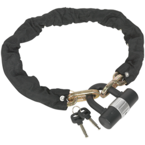 Sealey Motorcycle Chain & Disc Lock 12 X 12 X 900mm Sealey Motorcycle Chain & Disc Lock 12 X 12 X 900mm