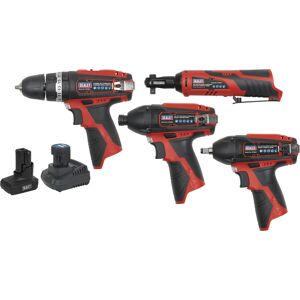 Thatcable 8 Piece 12v Cordless Power Tool Bundle - 2 X Batteries & Charger - Storage Bag Thatcable 8 Piece 12v Cordless Power Tool Bundle - 2 X Batteries & Charger - Storage Bag