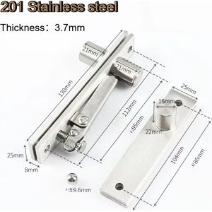 Does Not Apply 304 Stainless Steel Hidden Door Hinges 360° Rotation Heavy Duty Pivot Hinge Invi Does Not Apply 304 Stainless Steel Hidden Door Hinges 360° Rotation Heavy Duty Pivot Hinge Invi