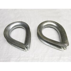 Securefix Direct Galvanised Thimbles 41mm X2 Bs464 (Lifting Heavy Duty Galv 1 10/16 Inch) Securefix Direct Galvanised Thimbles 41mm X2 Bs464 (Lifting Heavy Duty Galv 1 10/16 Inch)