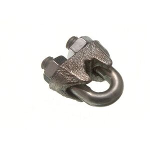 Onestopdiy 100 X Wire Rope Cable Grip Clamp U Bolt Fixings M5 Bzp Rust Proof Steel Onesto Onestopdiy 100 X Wire Rope Cable Grip Clamp U Bolt Fixings M5 Bzp Rust Proof Steel Onesto