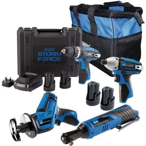 Draper Storm Force 10.8v Drill 4 Pack + 4 Batt. Ptk10.8v4+4 Draper Storm Force 10.8v Drill 4 Pack + 4 Batt. Ptk10.8v4+4