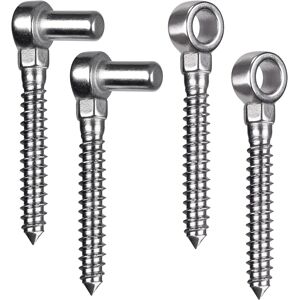 Insaga Gate Hinge M12, 2 Set Heavy Duty Farm Gate Screw Hook And Eye Hinge Pin Insaga Gate Hinge M12, 2 Set Heavy Duty Farm Gate Screw Hook And Eye Hinge Pin