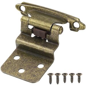 Uxcell 3/8\" Inset Cabinet Door Hinges, 20 Pcs Self Closing Cabinet Hinge Bronze Uxcell 3/8\" Inset Cabinet Door Hinges, 20 Pcs Self Closing Cabinet Hinge Bronze