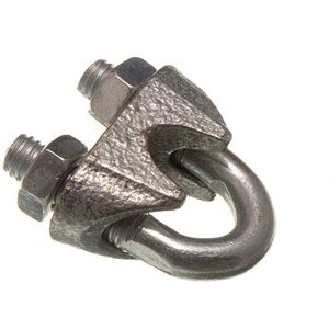 Onestopdiy New 500 X Wire Rope Cable Grip Clamp U Bolt Fixings M6 Bzp Rust Proof Steel - On Onestopdiy New 500 X Wire Rope Cable Grip Clamp U Bolt Fixings M6 Bzp Rust Proof Steel - On