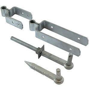 Timco - Standard Double Strap Hinge Set - Hot Dipped Galvanised (600mm - 1 Each) Timco - Standard Double Strap Hinge Set - Hot Dipped Galvanised (600mm - 1 Each)
