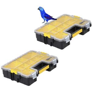 2 X Stanley Fatmax Deep Waterproof Pro Organiser Metal Latch 1-97-518 Sta197518 2 X Stanley Fatmax Deep Waterproof Pro Organiser Metal Latch 1-97-518 Sta197518